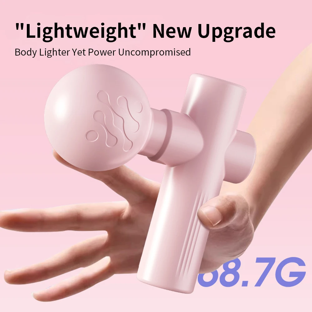 Muscle Mini Massage Gun Deep Tissue Handheld Fascia Gun Lightweight Mini Muscle Massage Apparatus Percussive Full Body Massage