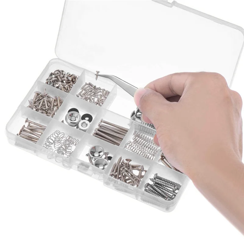 

AED4-Guitar Repair Screws 9-Piece Set Metal Guitar Accessories Strap Buckle Set Pianist Tools