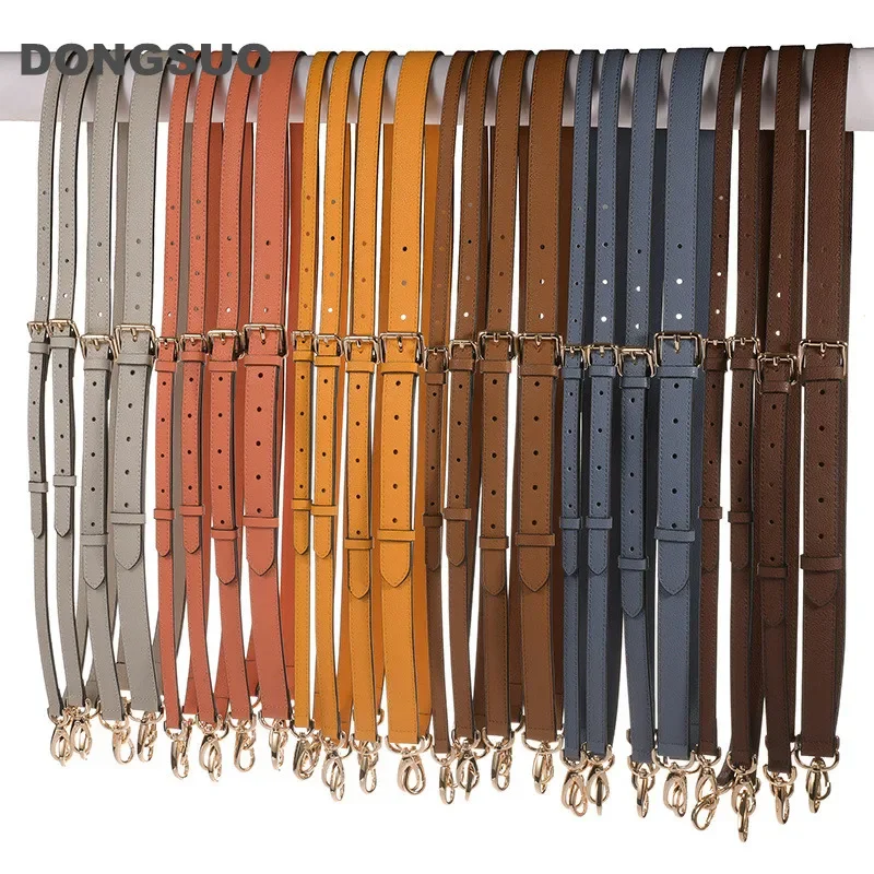 Genuine leather bag strap Adjustable strap crossbody guitar shoulder bag Replacement  belt Togo leather
