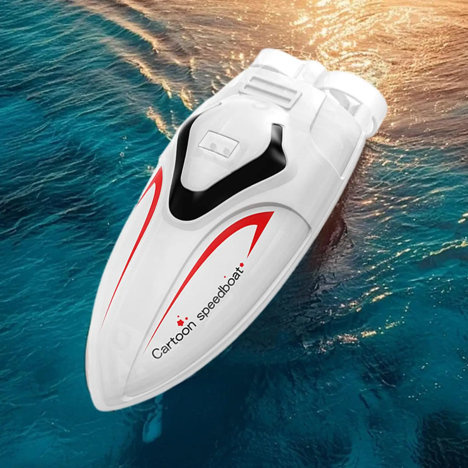 Afstandsbediening Boot Draagbare Speedboot Speelgoed Zwembad Entertainmentbenodigdheden 2,4 GHz Mini Stunt Onderzeeër Speelgoed met licht