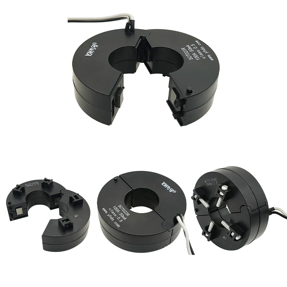 SCT023R 100A 50mA Non-invasive Split Core Current Transformers 23mm Aperture Open Close Current Sensor