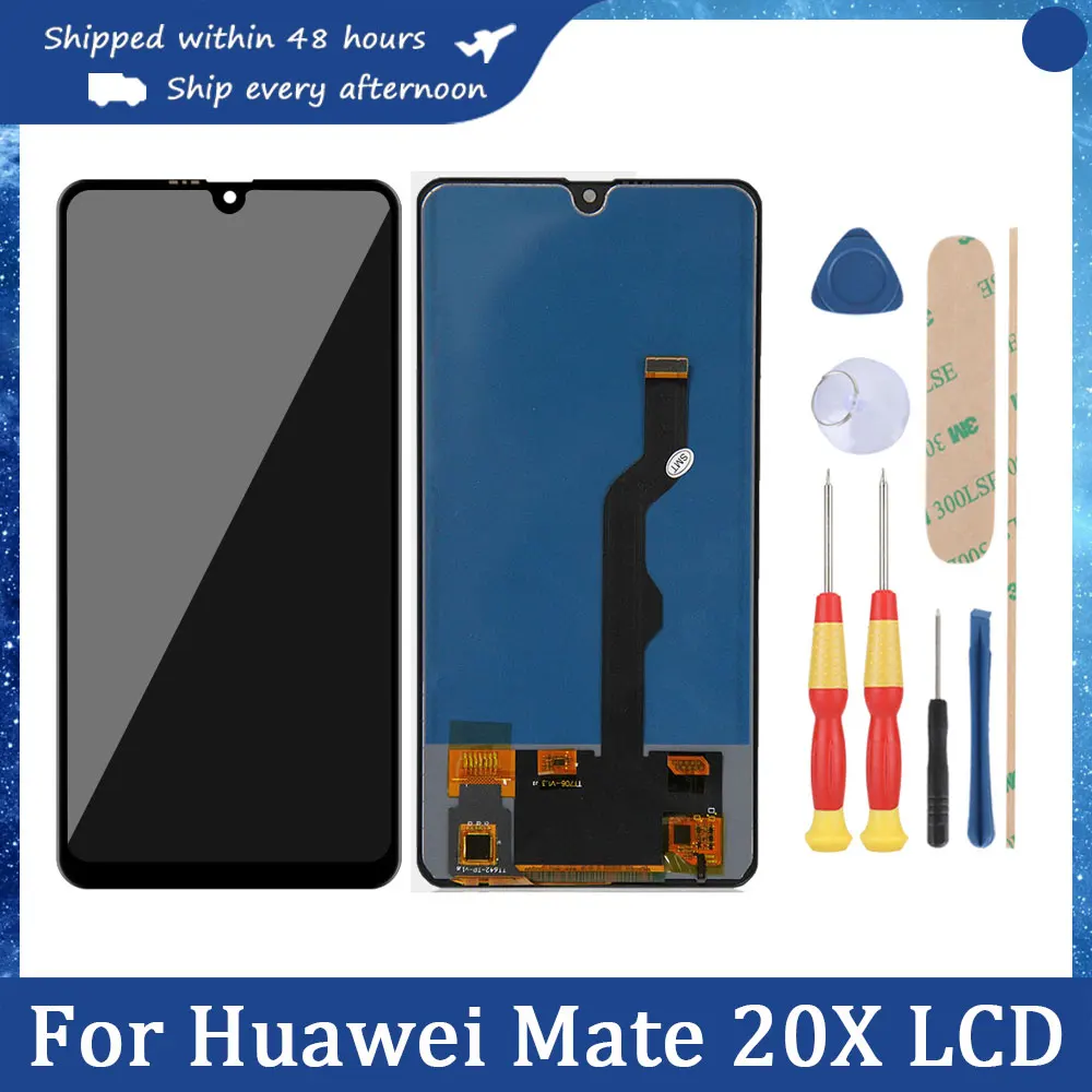 

For Huawei Mate 20X LCD Display Touch Screen Digitizer Assembly Replacement For EVR-L29 EVR-AL00 TL00 huawei mate 20x 4G/5G