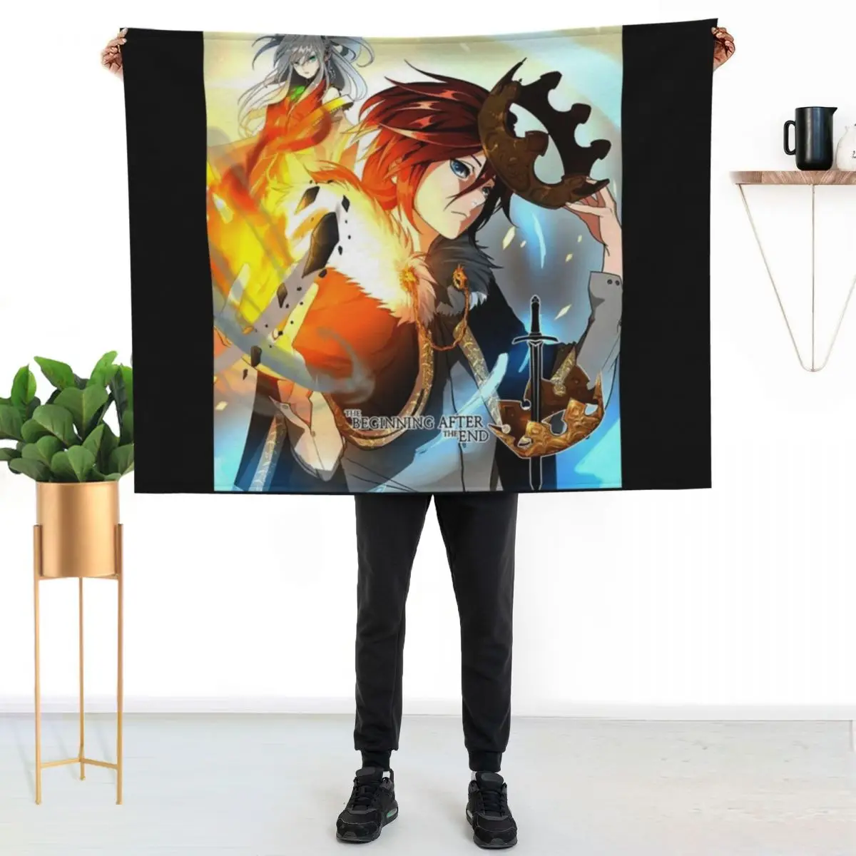 Arthur The Beginning After The End Throw Blanket manga Soft Summer Beddings for winter heavy to sleep Retros Blankets