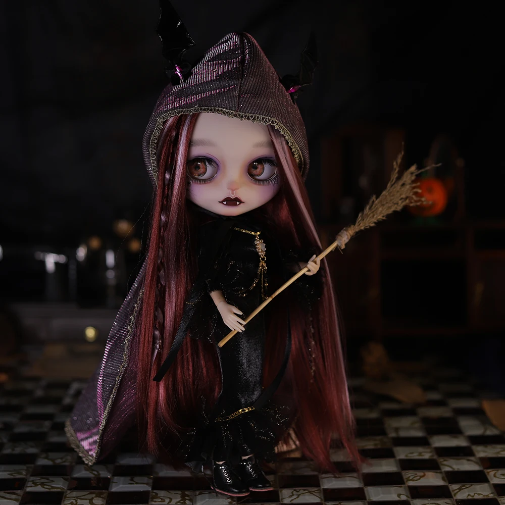 ICY DBS Blyth kostum tema Halloween, kostum SD gadis Anime mainan beragam liburan bjd labu 1/6