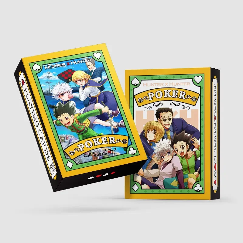Anime Poker Toy Hunter X Hunter Board Game Cards Hisoka Killua Zoldyck  Cosplay Hardcover Coollection Gift - AliExpress 26