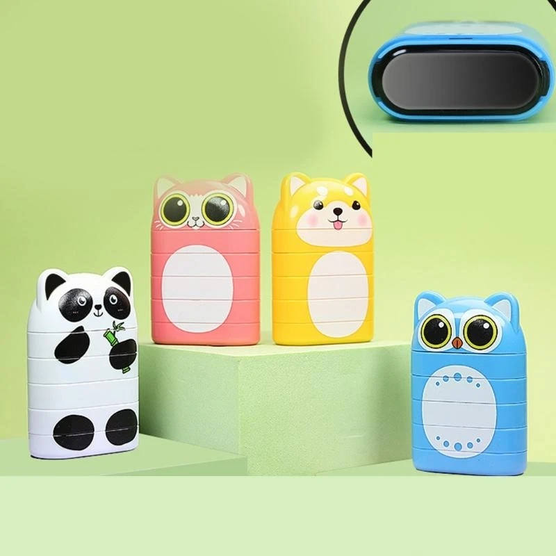 Y4qa aangepaste babynaamzegel Creëer meerlagige patronen voor t-shirt uniforme tasboeken aangepaste naamzegel voor kinderen