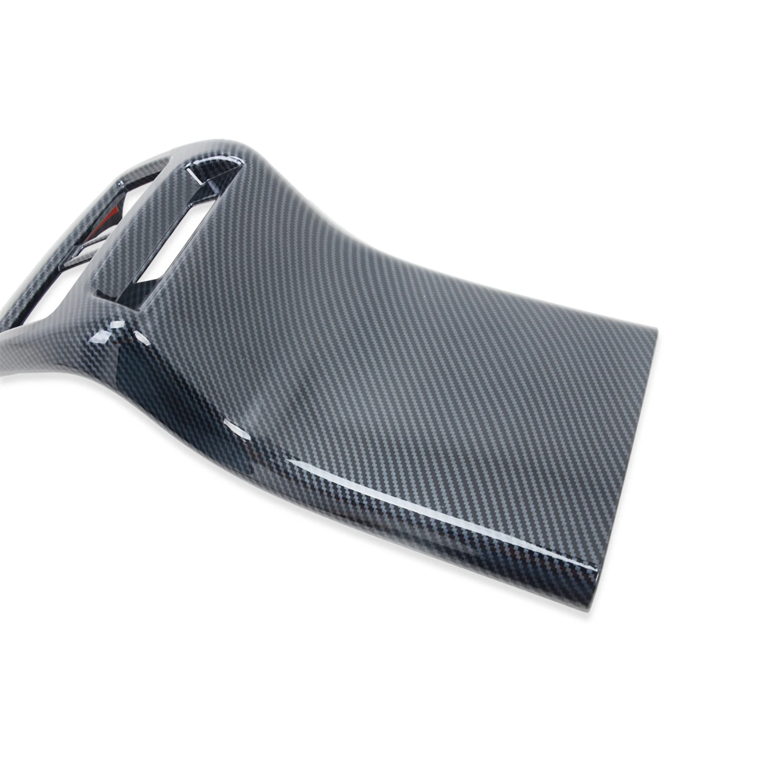 

Для Hyundai Santa Fe 2024 2025 2026: Накладка на задний воздуховод кондиционера и подлокотник из карбонового волокна, аксессуары для интерьера автомобиля