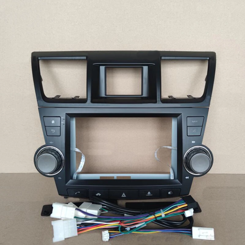 

Car Multimedia Frame Audio Radio Frame Dashboard Fitting Panel 9" Fascias For Highlander Kluger 2007 2008 2009 2010 2011 - 2013