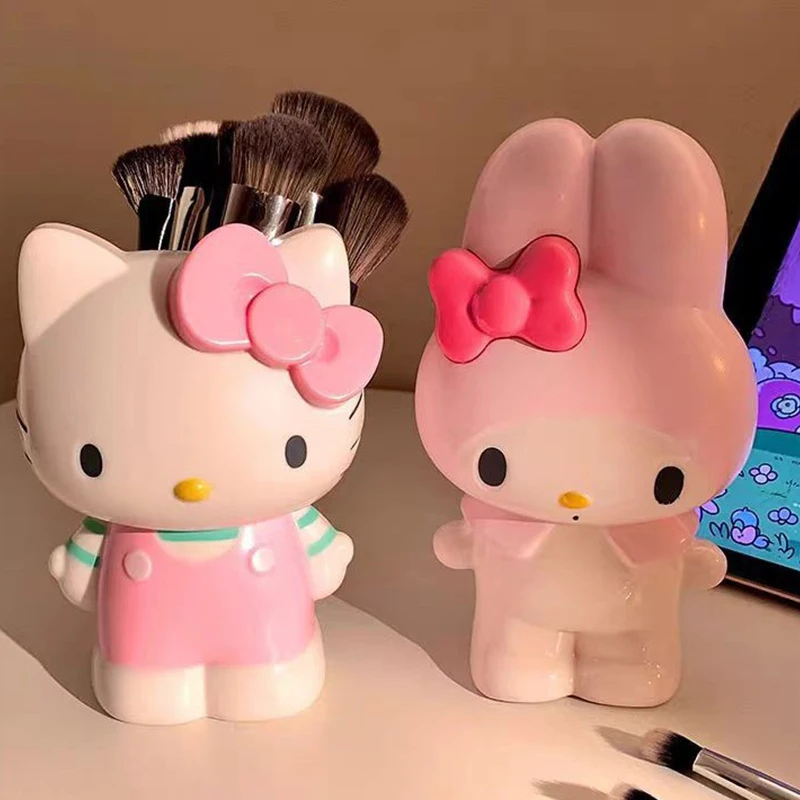 Suporte de Canetas Kawaii HelloKitty, Caixa de Armazenamento de Material de Escritório, Decoração Exquisita para o Lar