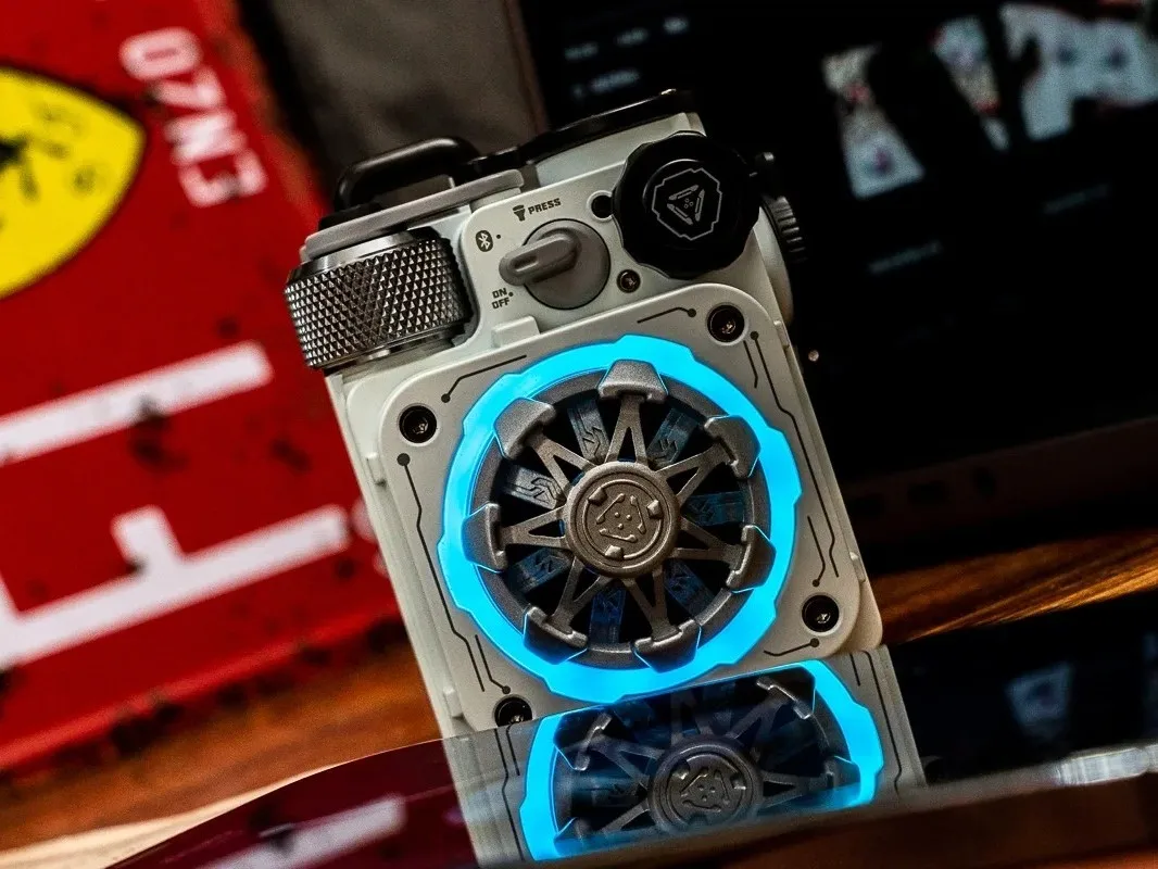 

MUZEN XOG Mechanical Light Domrin Cube Wireless Bluetooth Speaker Radio Force White Wild Smart Cyberpunk Luminous Metal Player