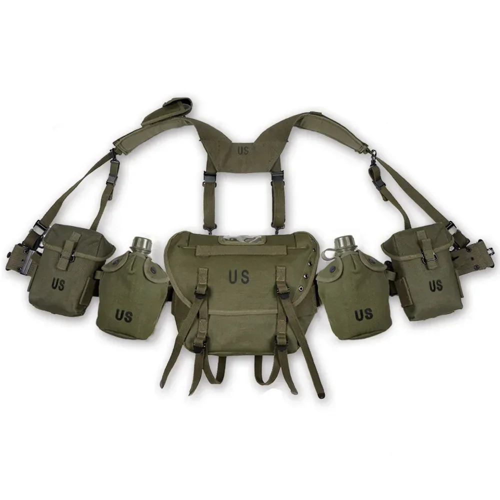 M1956 Long Pouch Bag Replica, WW2 Us, Korean War Sport Equipment, Equipment Combination Set 1956 Bag