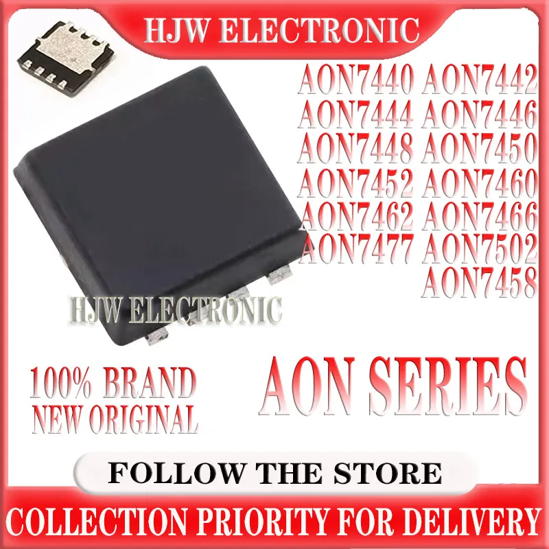 

(10piece)100% New AON7440 AON7442 AON7444 AON7446 AON7448 AON7450 AON7452 AON7460 AON7462 AON7466 AON7477 AON7502 AON7458 QFN-8