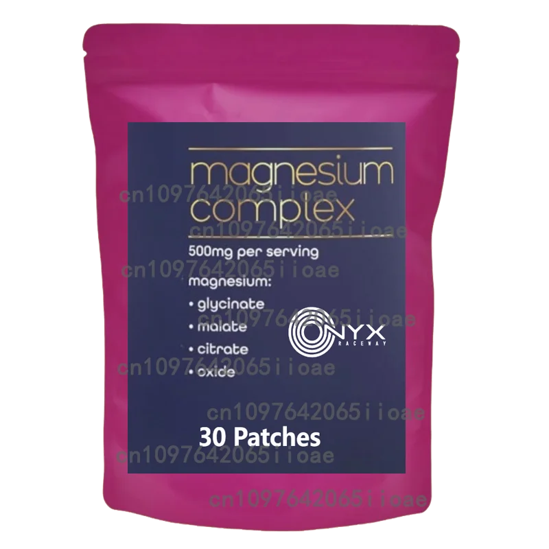 

30 магниевых патчей 5 в 1 комплексных трансмиссиональных пластырей для снятия стресса, поддержки мышц и сердец — приятное для кожи средство для сна