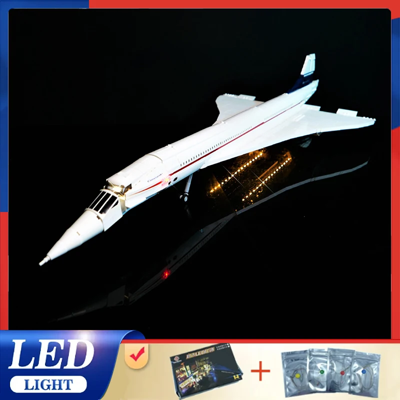 luxury quality LED Lighting Set for Lego 10318 Concorde (Only Led Light,Without Blocks Model) Perfect Fit & Brilliant Glow
