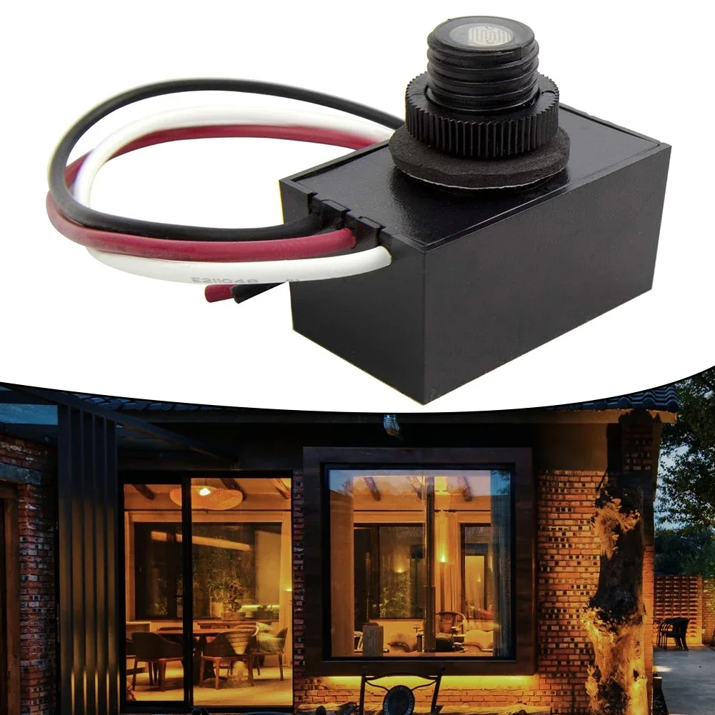 

1PC Photoelectric Switch Automatic Lighting Control For-IDEAL For A Variety Of Outdoor Settings Dusk/Dawn Light Sensor Switch