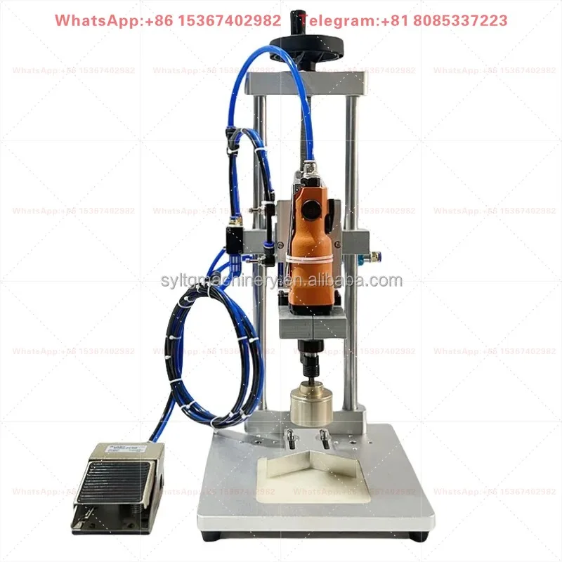 Small multi-functional desktop semi-automatic capping machine