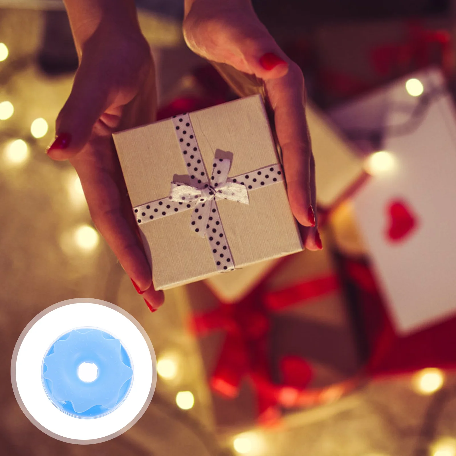 

5Pcs Elegant Donut Shaped Candy Box Adorable Storage Container for Small Gifts Chocolate Biscuit Festivals Lovely Candy Box