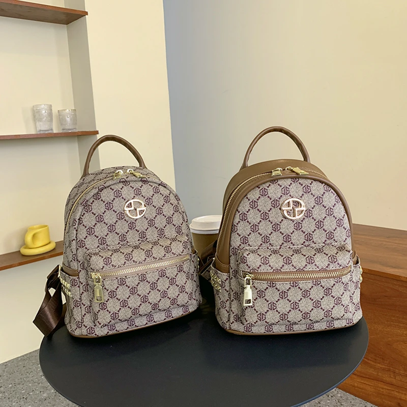 Zaino da donna in vera pelle zaino da viaggio per ragazze moda Luxury School Casual School Designer Bags Bookbag zaini di lusso