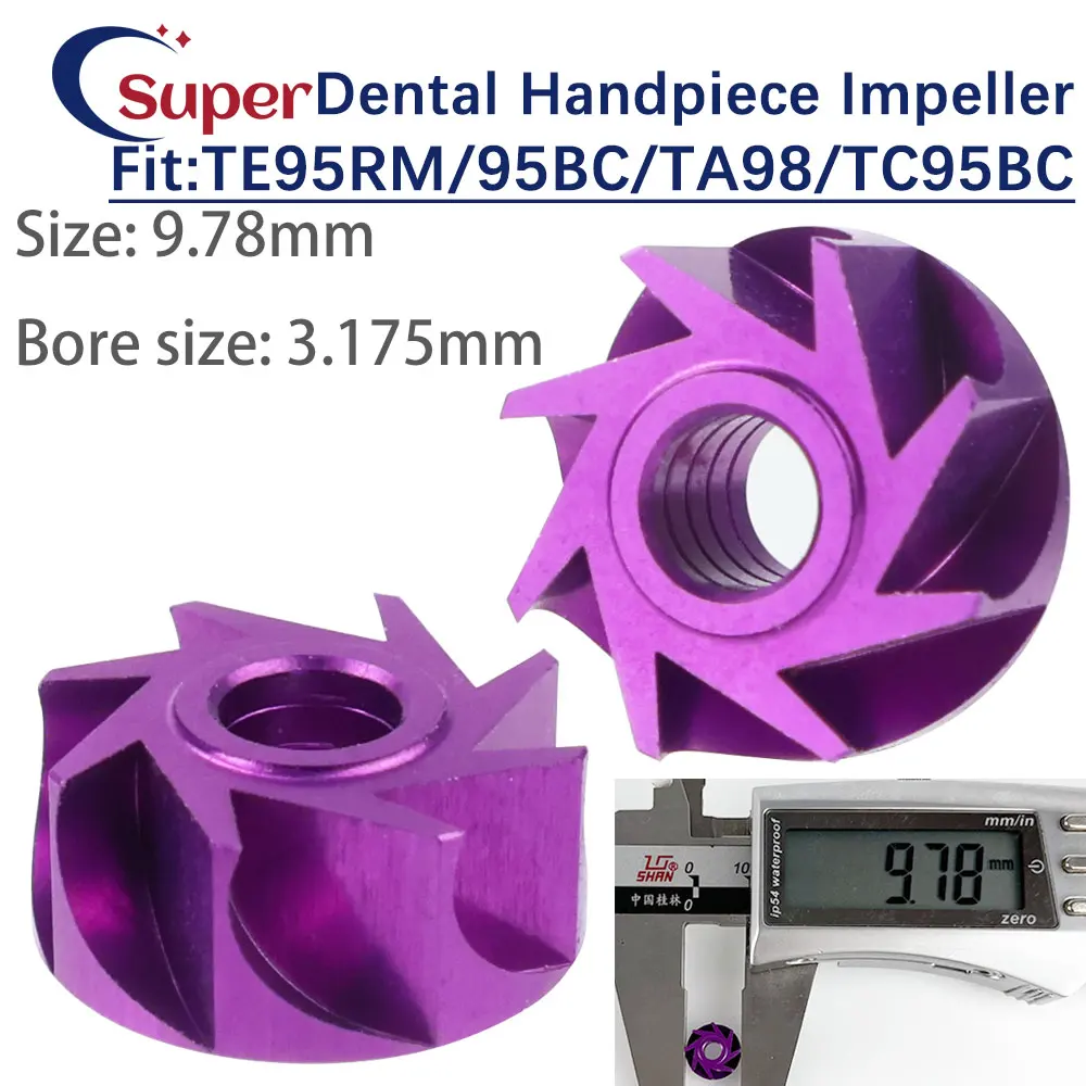 Dental spare parts high speed Handpiece Impeller rotor bearing for TC95BC/TE95BC/TA98/TE95RM model