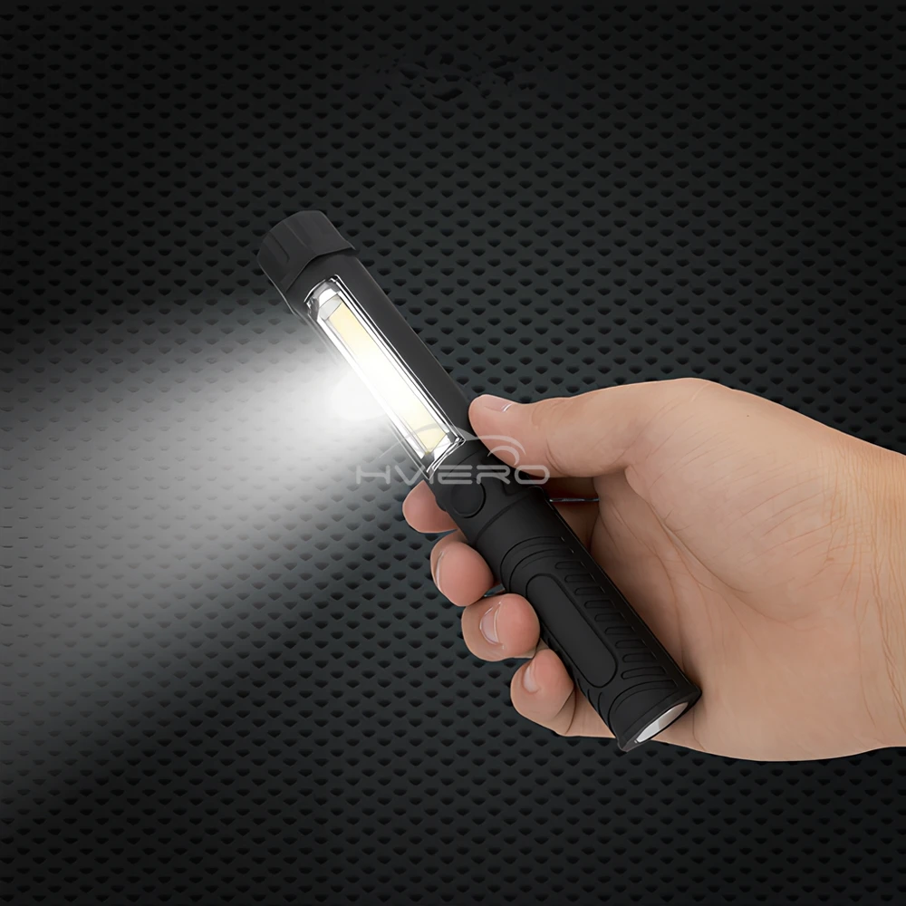 Multifunction Flashlight COB LED Bulbs Portable Mini Pen night Work torches Magnetic Base side lamp Waterproof Used for Camping