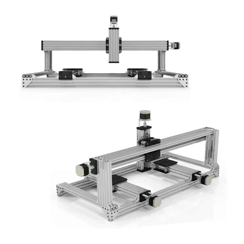 Imagem -06 - Pacote de Gravador de Fresagem Cnc Nema23 Stepper Motor Máquina Grande Faça Você Mesmo Eixos C-beam xl Pacote com 2.45n.m 20 Bulkman4axis