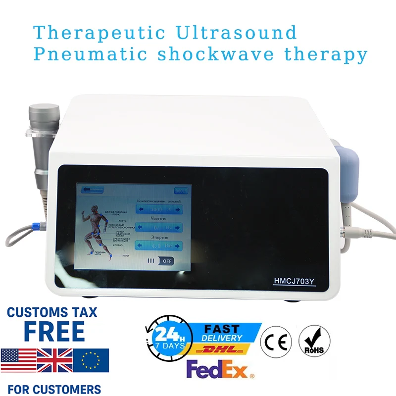 

Professional 2 in 1 Shockwave Therapy Equipment for Muscle Relaxation, Pain Relief and Physical Training