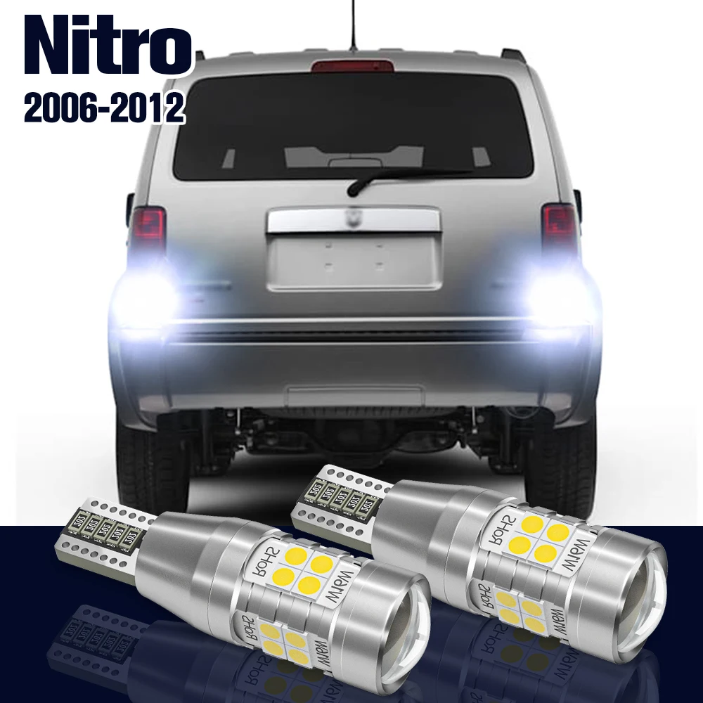 

Reverse Light 2x LED Bulb Backup Lamp For Dodge Nitro Accessories 2006 2007 2008 2009 2010 2011 2012