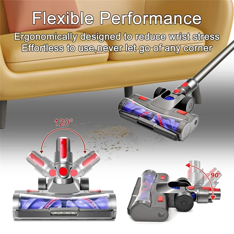 

For Dyson V7 V8 V10 V11 V15 Vacuum Cleaners Anti-Winding Bristle Roller Brush Cleaner Head Replacement Parts