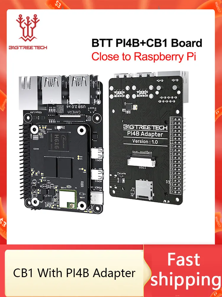 BIGTREETECH PI4B Adapter BTT CB1 płyta główna SKR MINI E3 V3.0 ośmiornica Pro Klipper części drukarki 3D VS Raspberry Pi 4/3B dla Voron — zdjęcie produktu 7