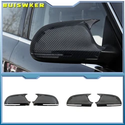 Pair Side Wing Mirror Cover For Audi A4 S4 A5 S5 B8 8T 2009-2012 2010 Add On Side Rear View Mirror Cap Cover Car Accessories