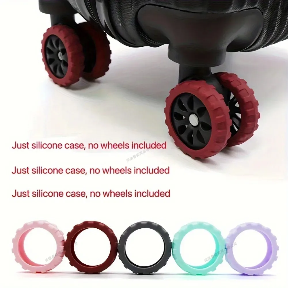

Wheel Protector Noise Reduction Silicone Luggage for Luggage Universal Wheels To Prevent Floor Damage Travel Accessories