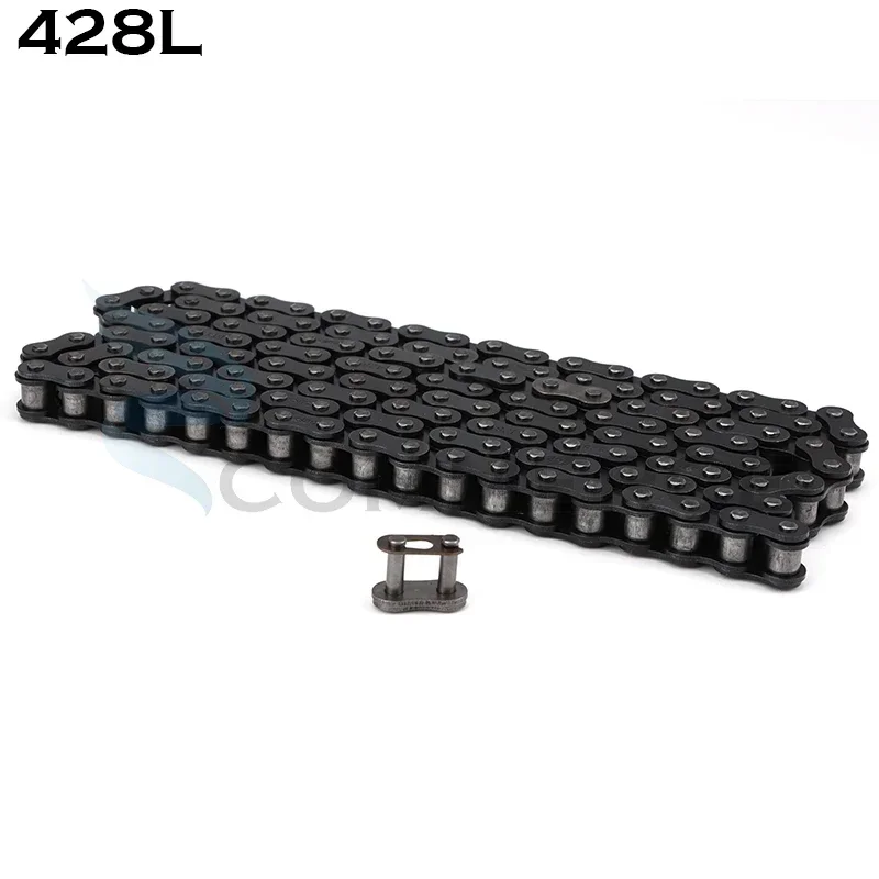 Motorcycle 428 Chain 94/102/104/108/132/140 Links Fit for 50cc -250cc ATV Quad Pit Dirt Bike Go Kart Metal Motorcycle Accessory
