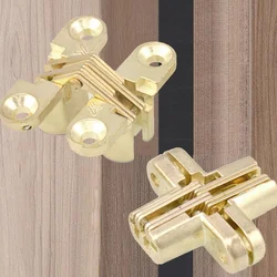 GSTARAM Heavy Duty Door Pivot Hinge Furniture Connecting Hardware Invisible Door Hinge for Folding Table Door Hinge