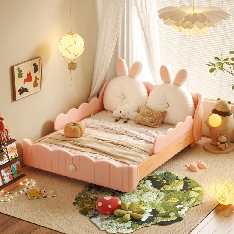 

Japanese Loft Full Size Bed Bedroom Modern Designer Small Hotel Double Beds King Children Princess Beliche Postmodern Furniture