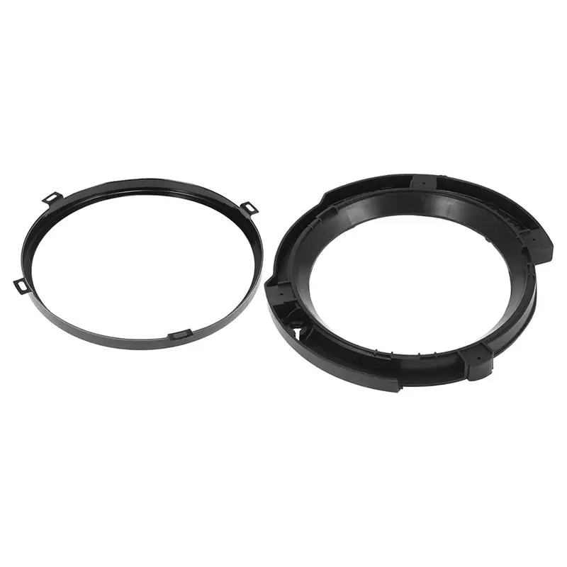 Headlight Mounting Bracket Ring Set 7 Inch Round Retaining For Jeep Wrangler JK 2007-2017 With Metal Ring Included