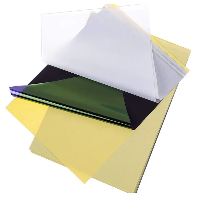 A74E-Tattoo Transfer Paper, 35 Sheets Stencil Transfer Paper For Tattooing, A4 Size Durable Easy Install Easy To Use