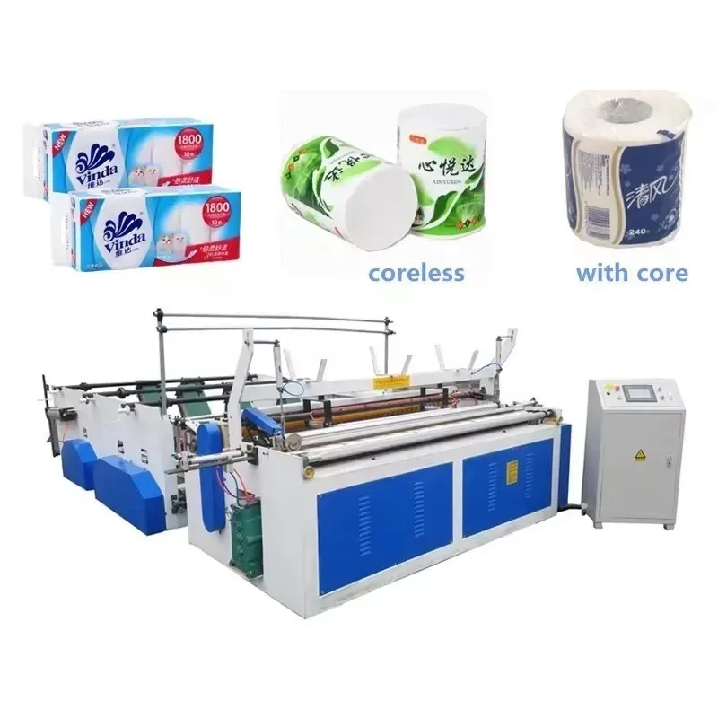 Full Automatic Plastic Wrapping Bag Packing Machine Toilet Tissue Paper Inner Core Making Machine for Sale