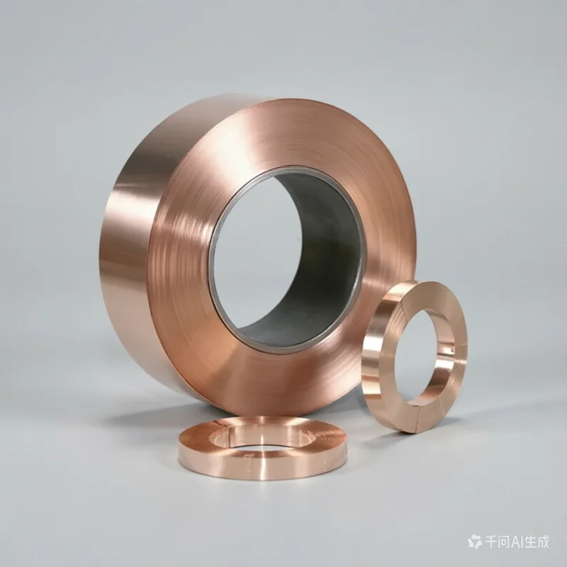 

0.2-0.5mm Thickness C5191 Phosphor Bronze Strip 10M Long Laser-Cut Ready Copper Alloy
