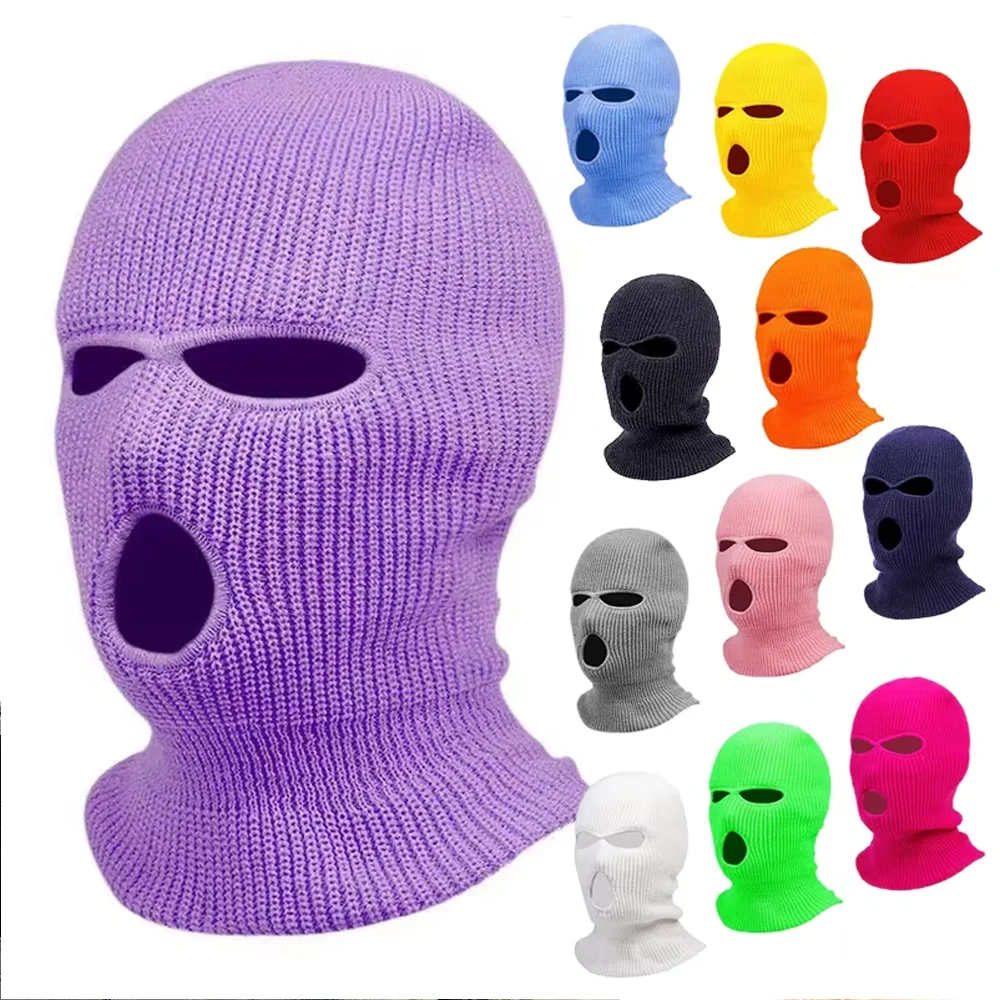 For YAMAHA MT01 MT09 MT07 MT10 MT03 MT 09 07 03 Winter Motorcycle Windproof Full Face Knit Hats Ski Mask Men Warm Wool Balaclava