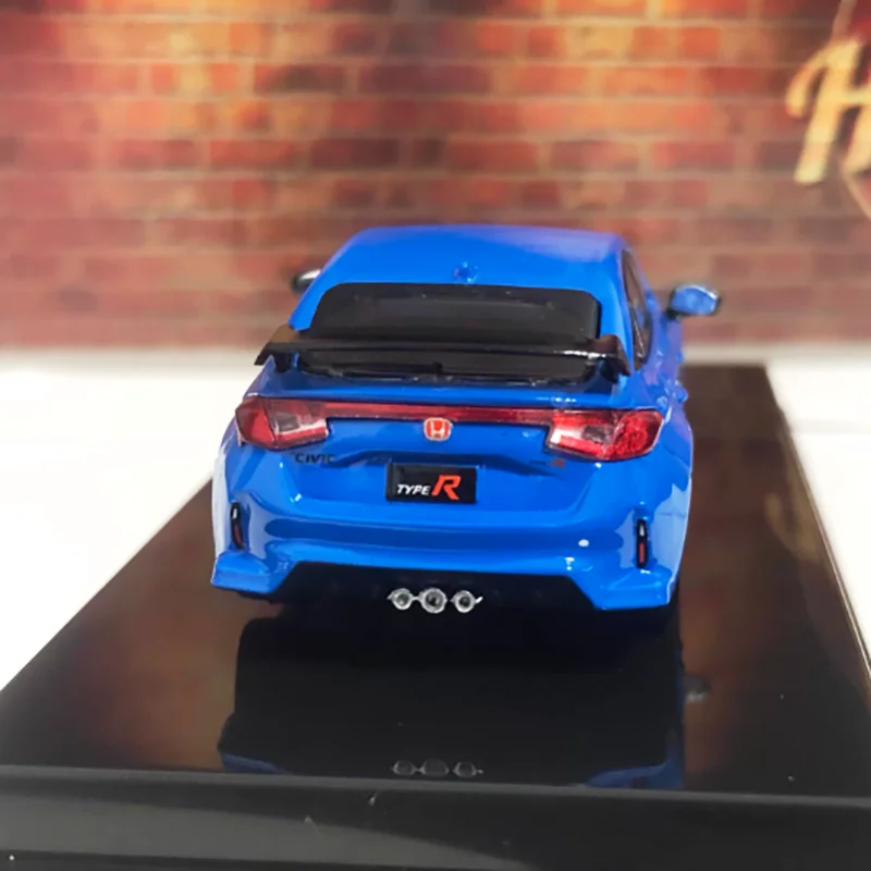 دييكاست 1:64 مقياس سبيكة سيفيك FL5 Type-R نموذج سيارة رياضية المنتج النهائي محاكاة لعبة جمع هدية حلية ثابتة