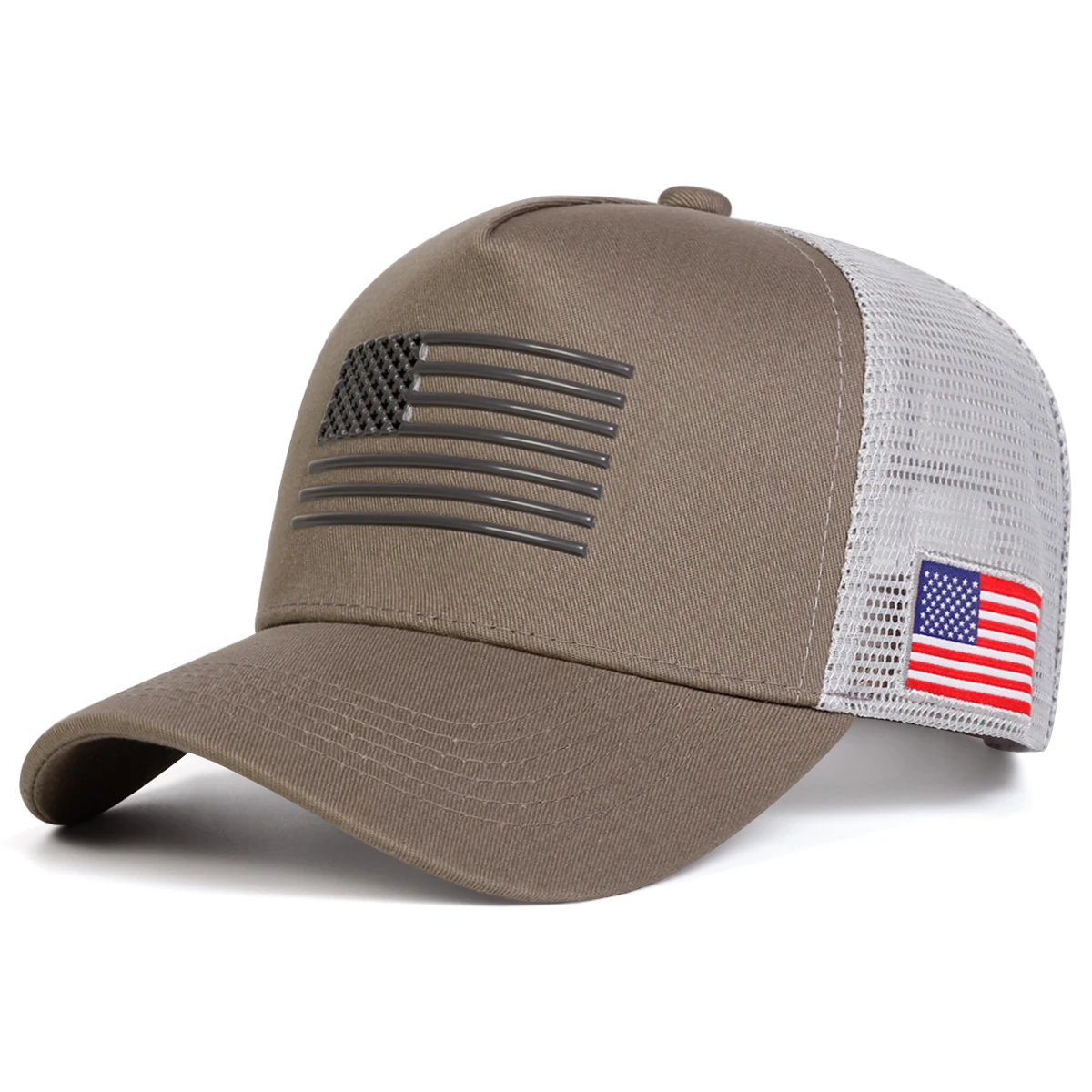 Unisex-Baseballkappen mit amerikanischer Flagge und Stickerei, für Frühling und Sommer, für den Außenbereich, verstellbare Freizeithüte, Sonnenschutzhut, Sportkappe – Detail 6
