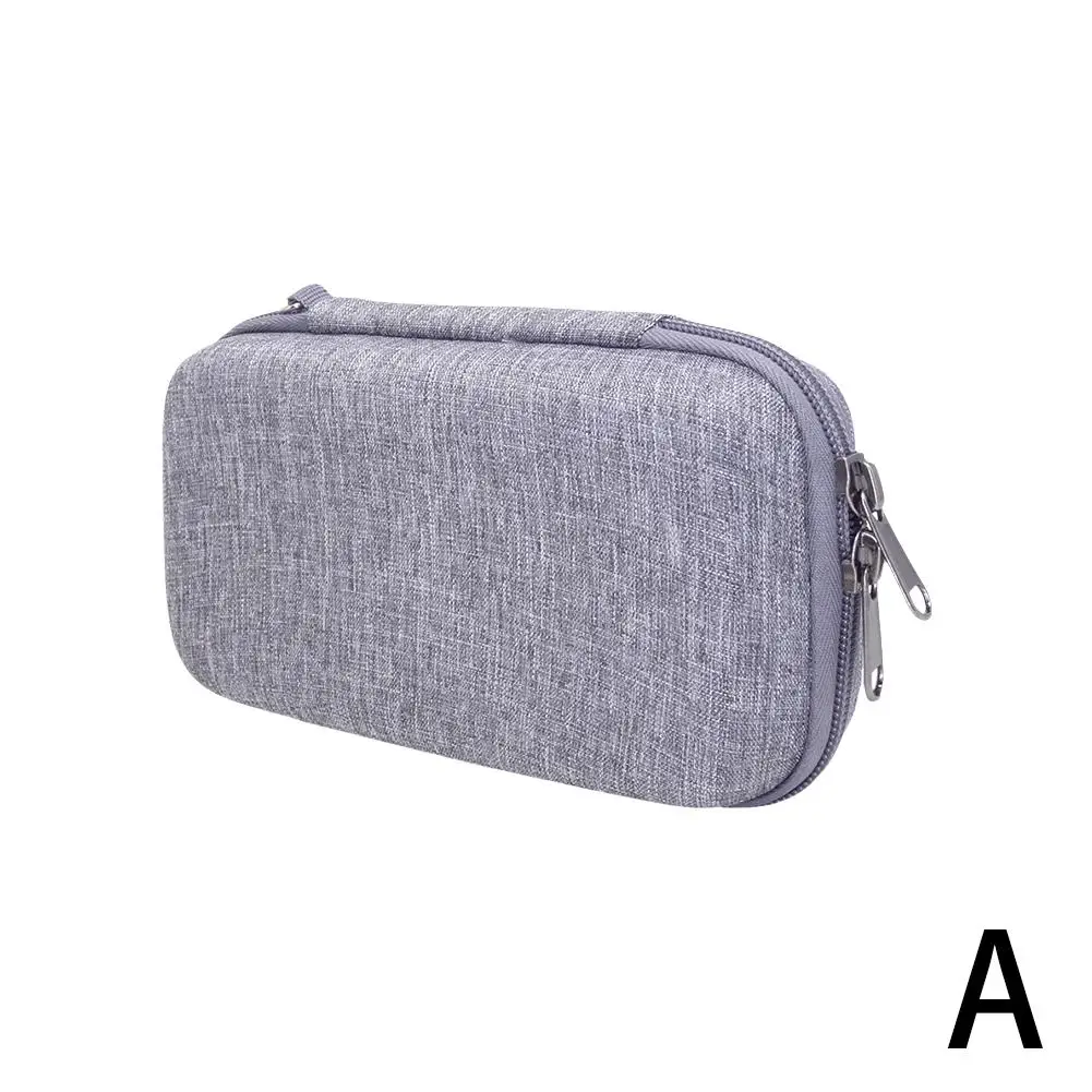 For Smartphone Printer QX20 Storage Bag EVA Hard Headphone Protective Cable Storage Nylon Data Anti-fall Organizer Case Pri Z2D1