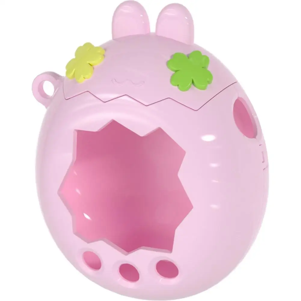 Für Tamagotchi Paradise Crystal PC-Gehäuse, transparente, glitzernde Schutzhülle mit aufklappbarem Deckel, stoßfest, kratzfest, Schutzschale.