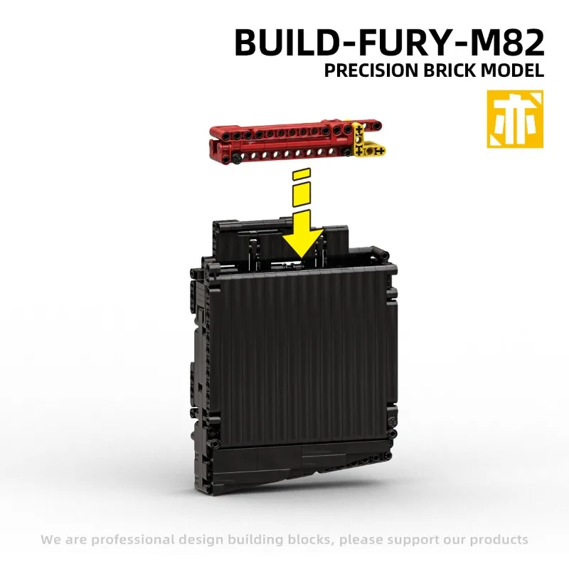 2334PCS Technical FURY M82 Sniper Rifle Building Blocks Assemble Bricks Gun Model Shooting Toy Gift For Military Fan