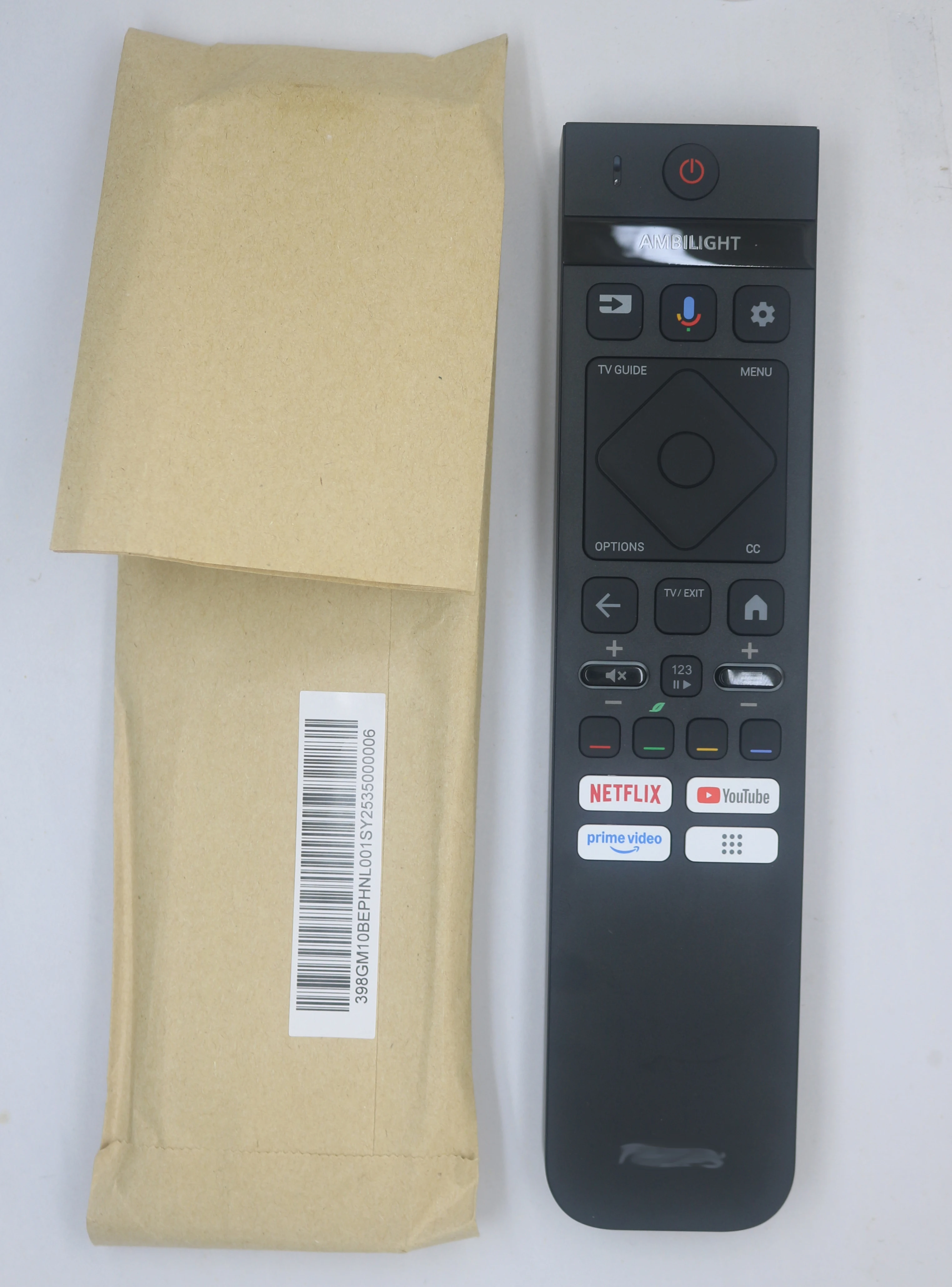 Original 398GM10BEPHNL001SY SRC-3009-04 Voice Remote Control for Philips 55/65/77OLED908/12  550LED819/12 Smart 4K Ultra HD TV