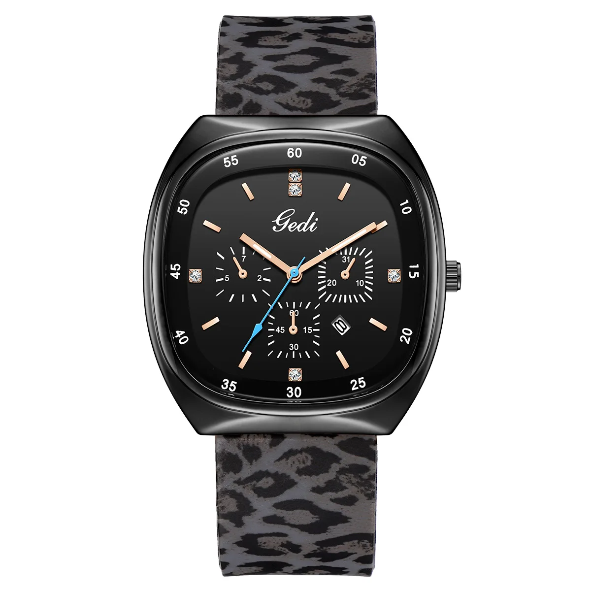 

Женские часы, легкие роскошные нишевые часы с большим циферблатом и календарем, водонепроницаемые студенческие красивые силиконовые часы, женские модные кварцевые часы