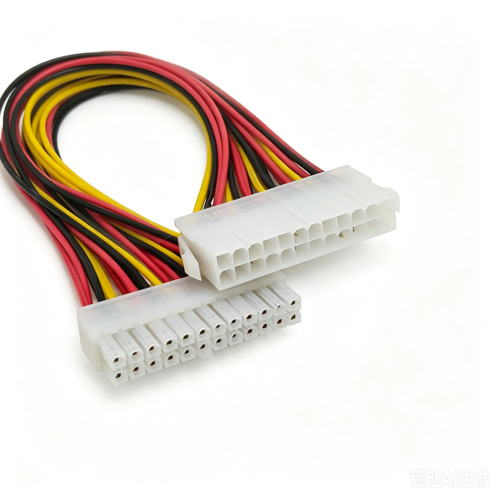 24-pin 24 pin Male to Female Power Extension Cable ATX Power Supply Extension Wire for Computer PC 24pin