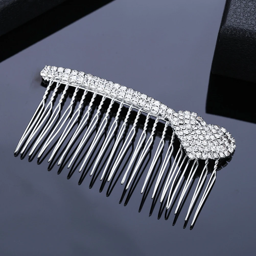 

2Pcs Bridal Hair Comb Rhinestone Accessories for Bride Bridesmaid Headdress HairDecoration Wedding Party Prom