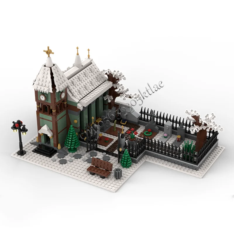 جديد 960 أجزاء الشتاء قرية الكنيسة اللبنات نموذج بازل للأطفال التعليمية الجمعية مفاجأة عيد ميلاد مهرجان الهدايا