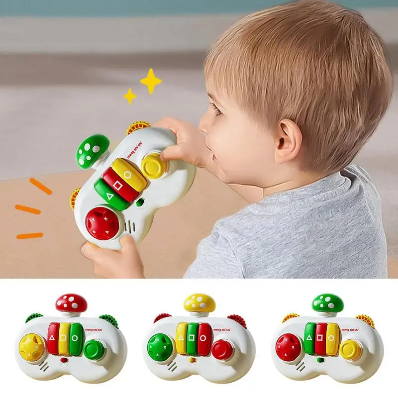 Busy Game Board Controller Mushroom Sensory Board Toy Educational Travel Activity Toy Fine Activity Motor Skills Travel Toys